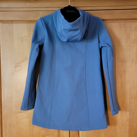 Swiss Tech Soft Shell Women's Grey Stone Full Zip Hooded Jacket - XS - Picture 3 of 9